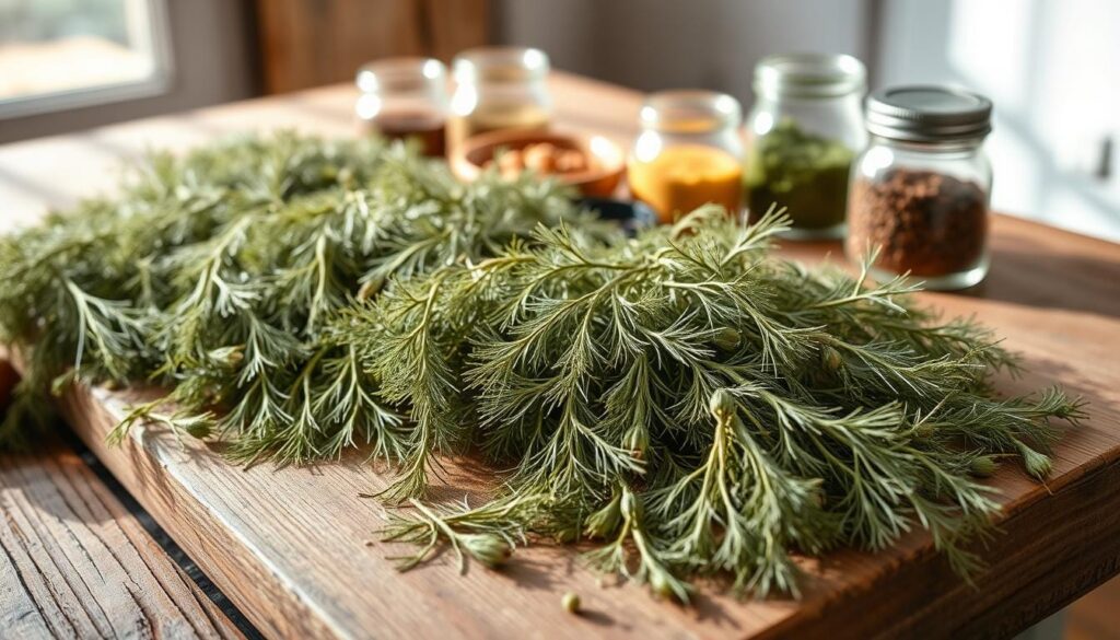 Dried dill