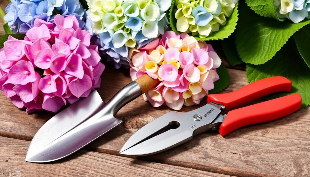 Hydrangea division tools