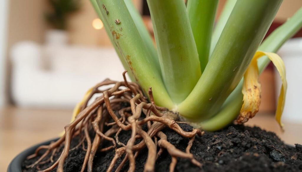 aloe vera root rot