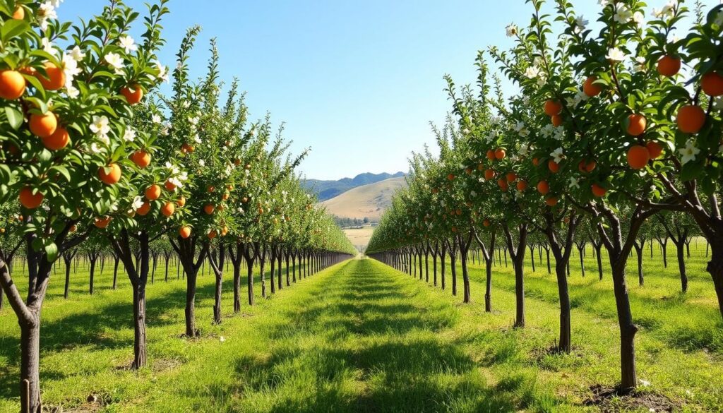 apricot orchard planting