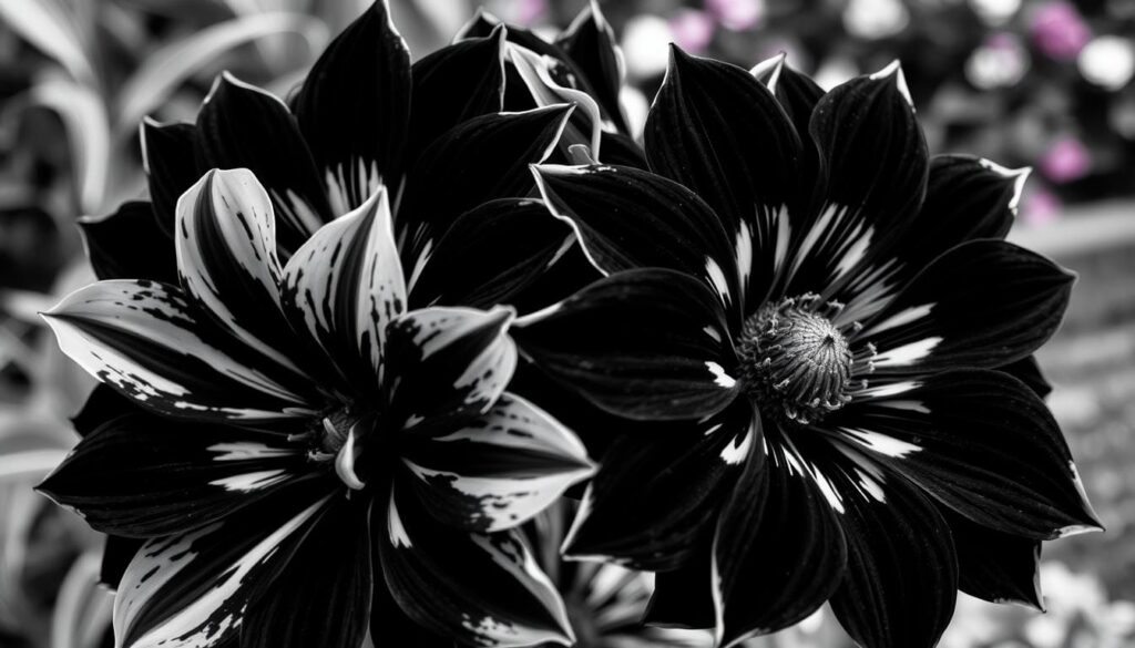 contrasting petals