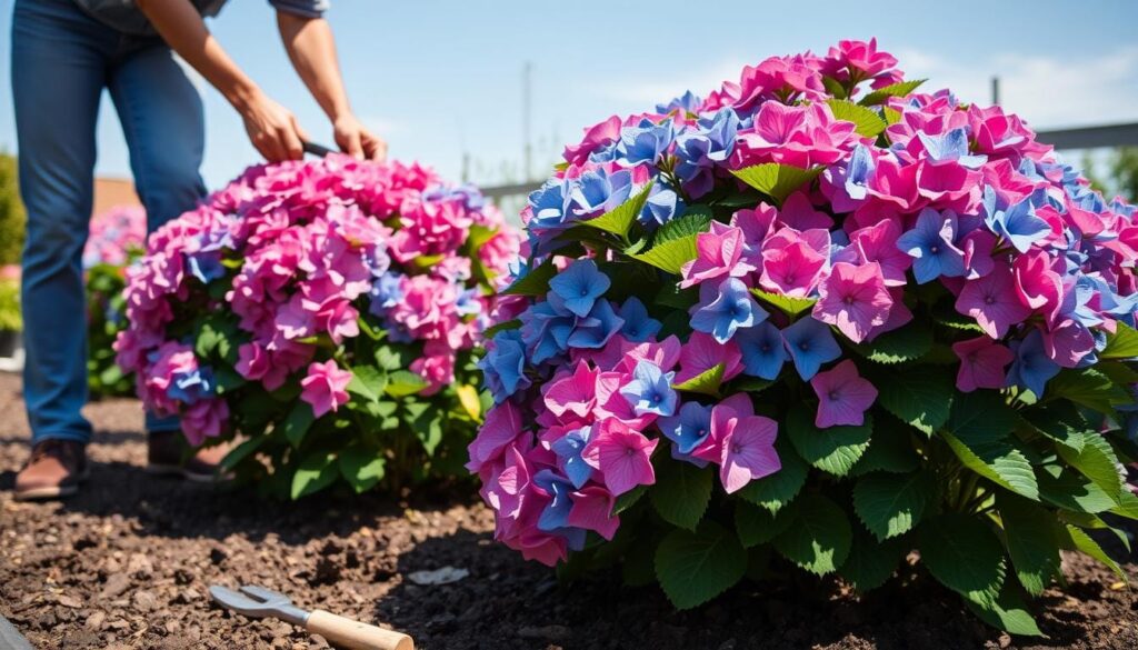dividing hydrangea bushes