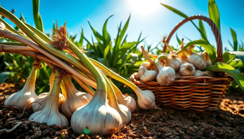 garlic harvest