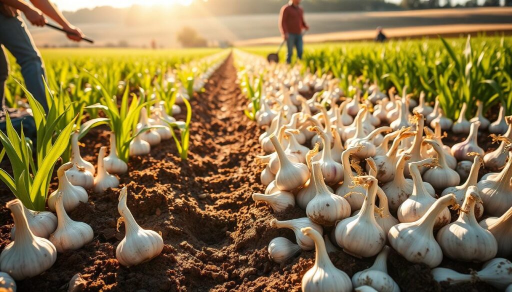 garlic harvesting techniques