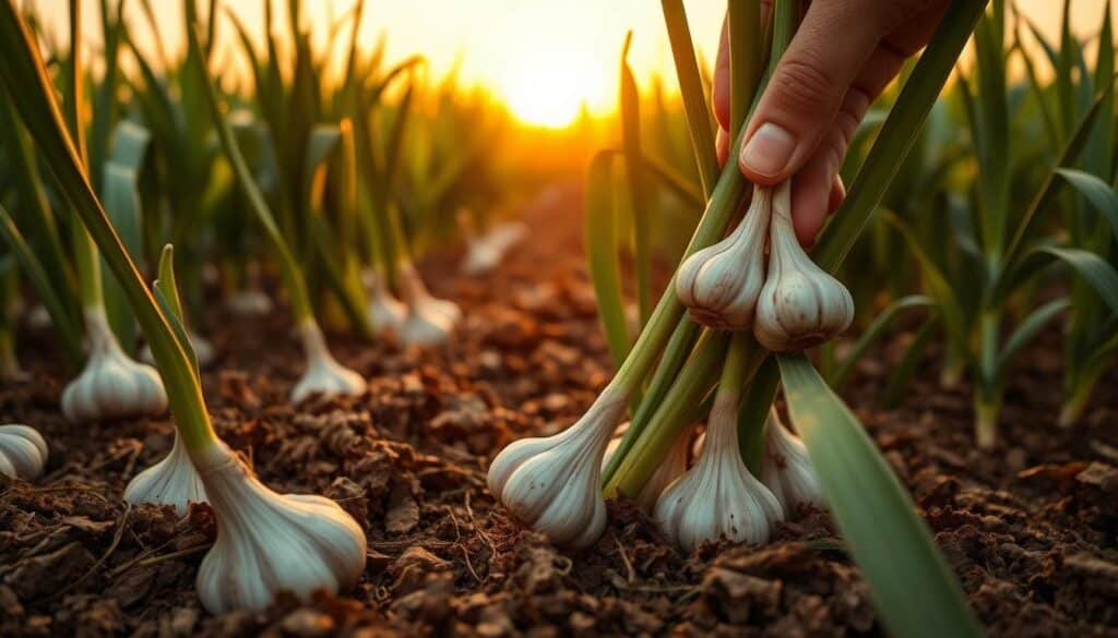 garlic harvesting tips