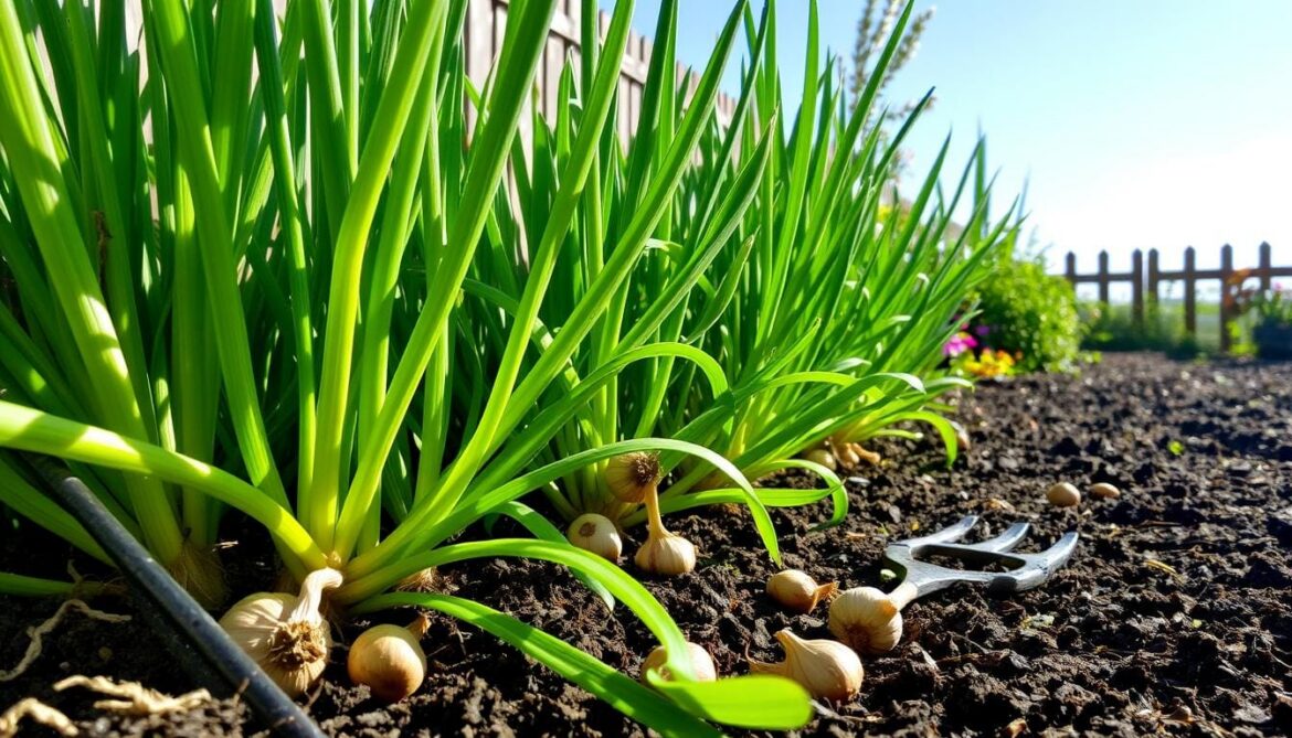 how to harvest garlic