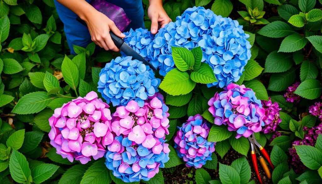 how to split hydrangeas