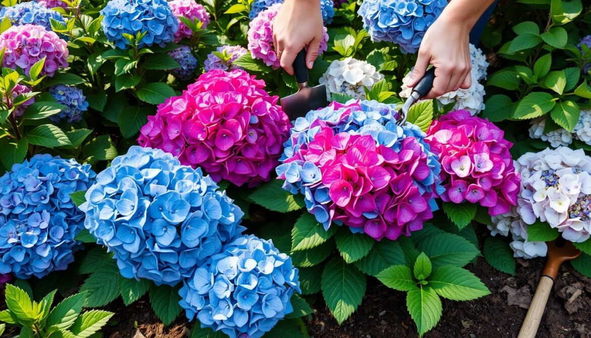 how to split hydrangeas