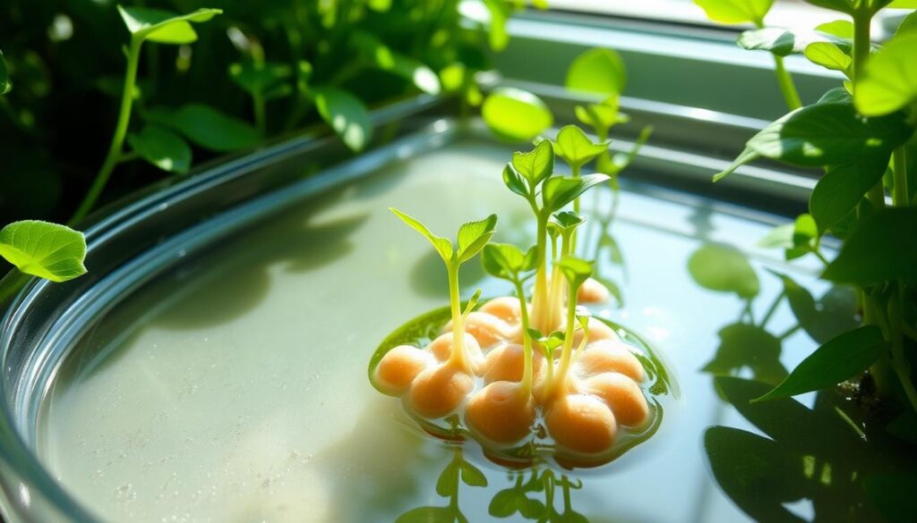 hydroponic sprouting seeds