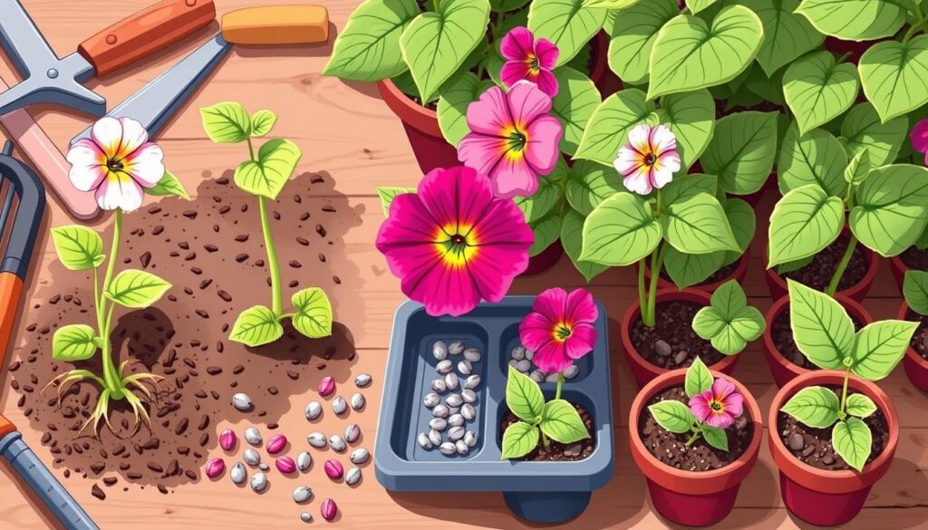 petunia reproduction techniques