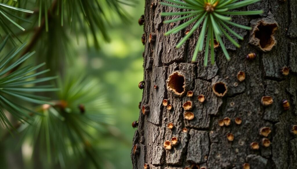 pine bark beetles