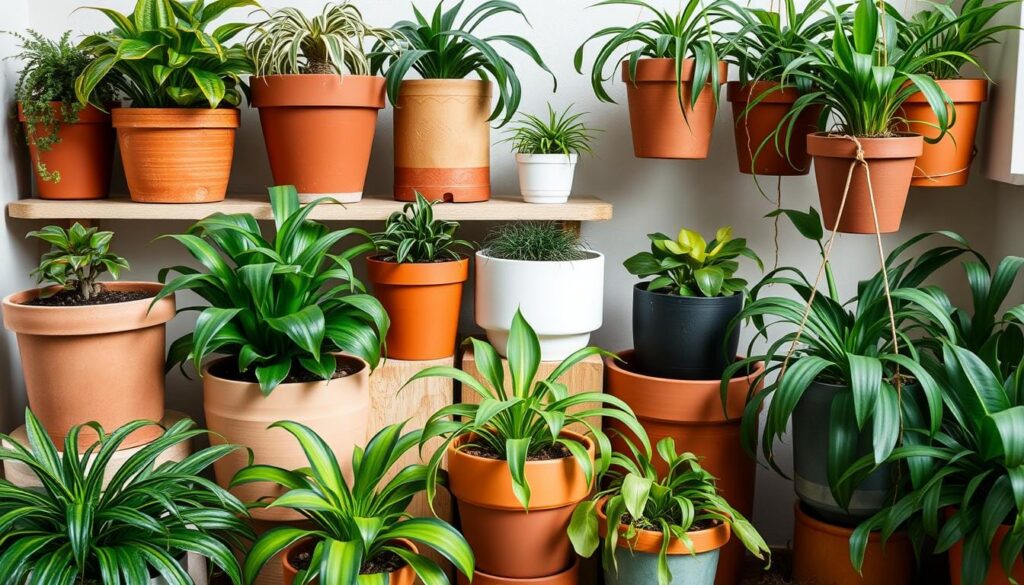 pot size for spider plants