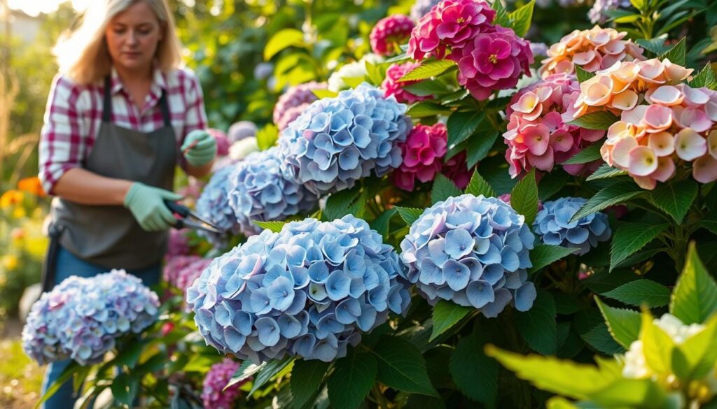 pruning hydrangeas for division