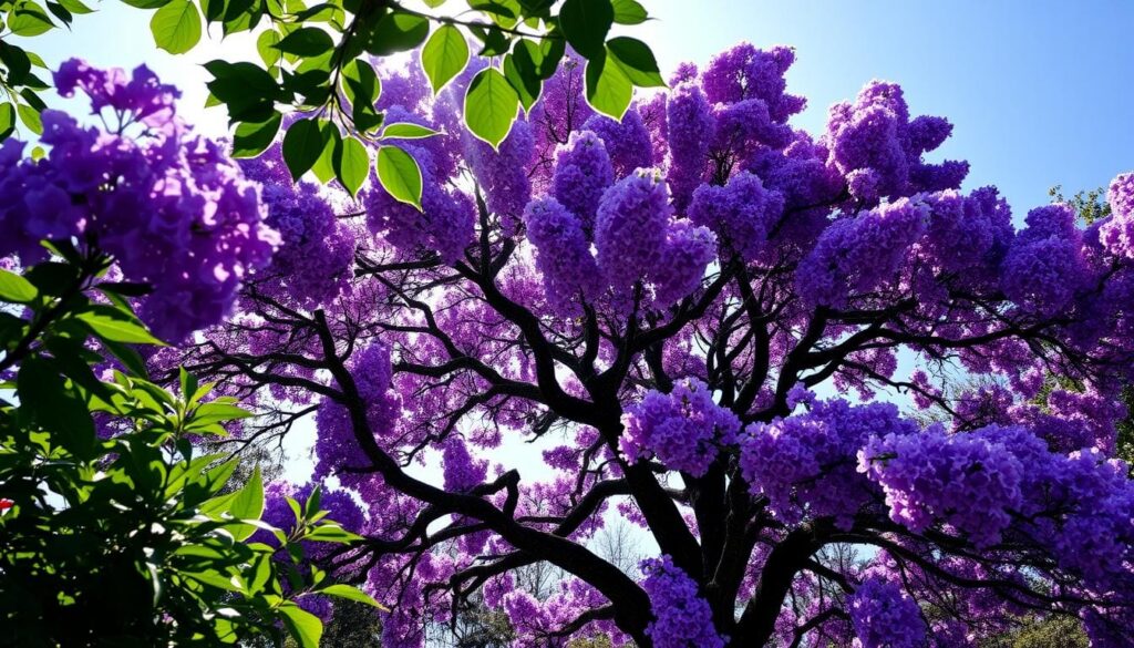 purple bloom plant