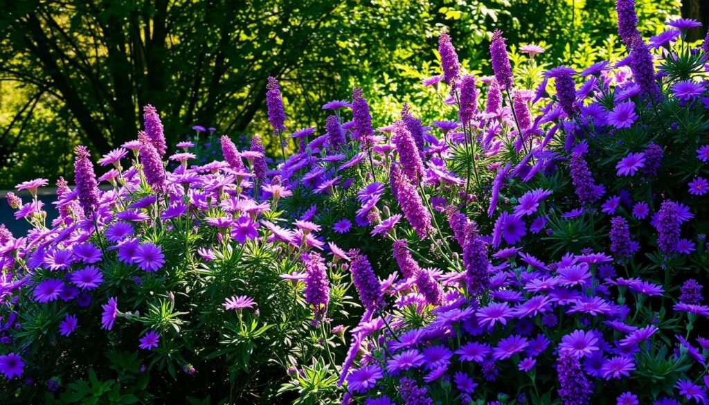 purple flower bush