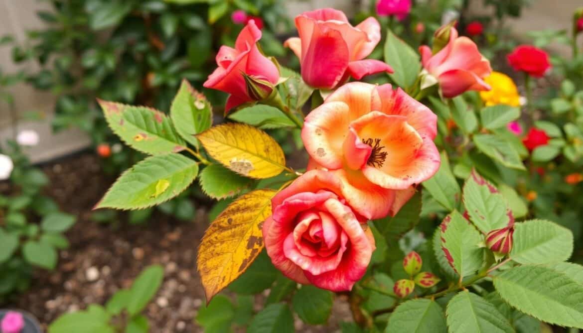 rose bush diseases pictures