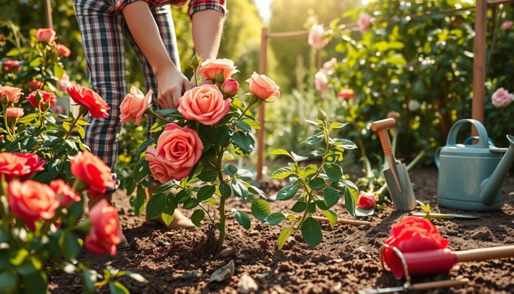 rose transplanting