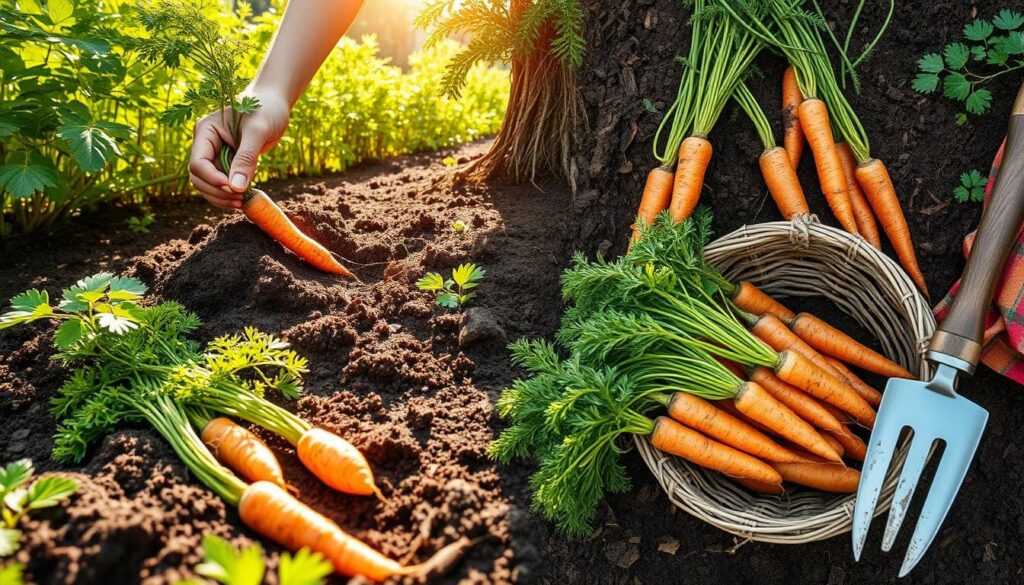 Carrot Harvesting Techniques