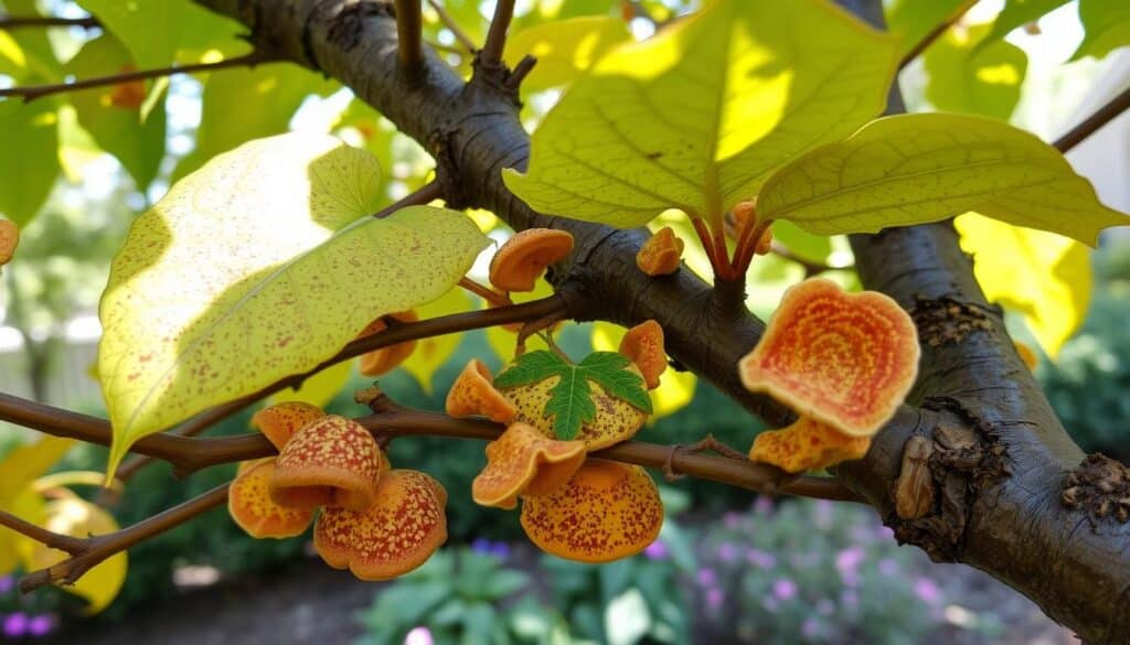 Fungal pathogens in redbud trees