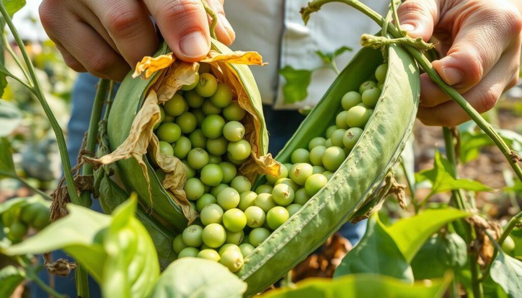 Green Peas Harvesting Mistakes