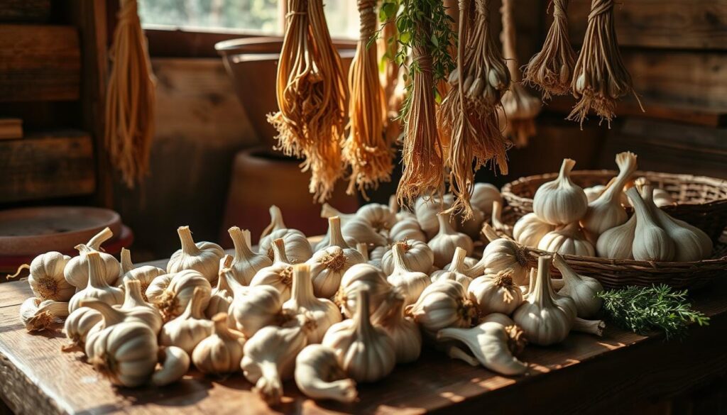 Hardneck Garlic Curing and Storage
