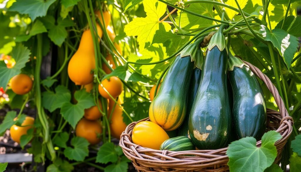Harvesting Vegetables and Growing Produce