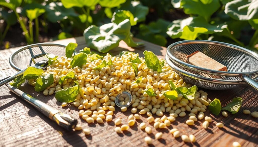 Lettuce Seed Cleaning Process