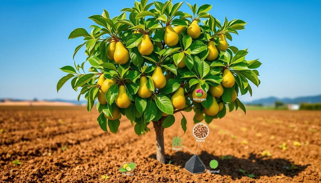 Pear tree nutrition