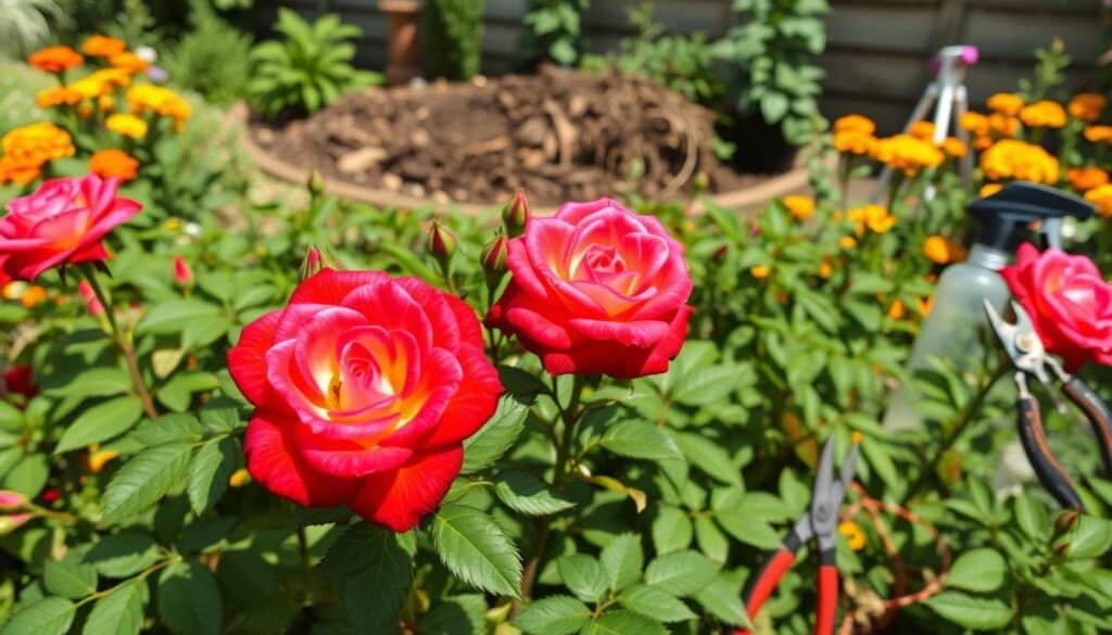 Rose disease management