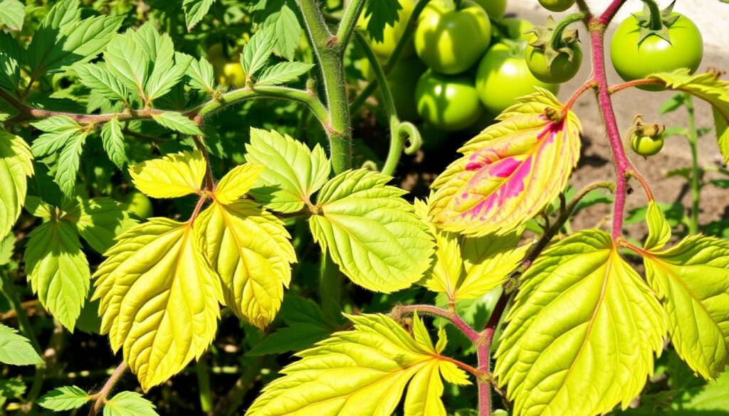 Tomato nutrient deficiencies