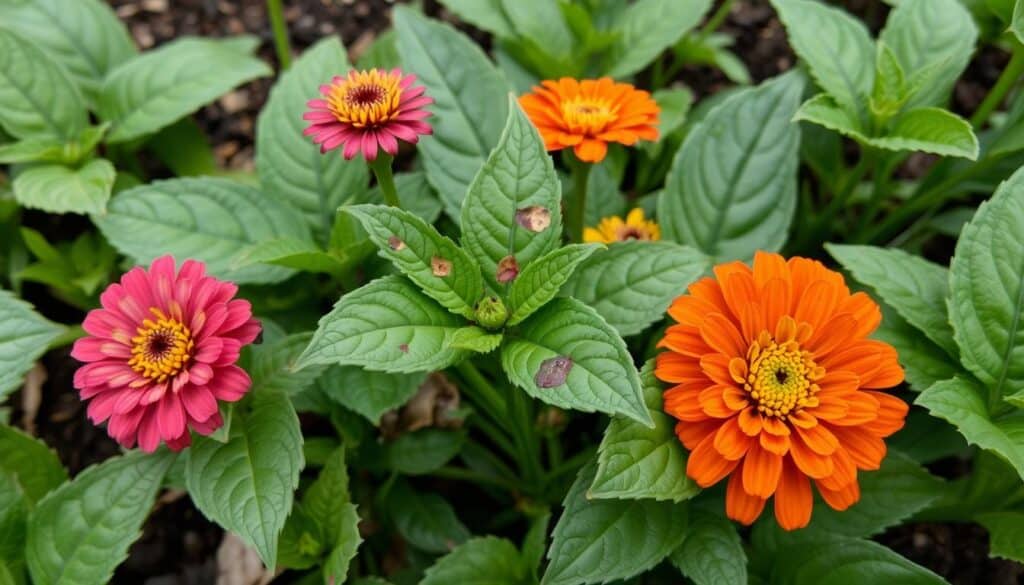 Zinnia disease conditions