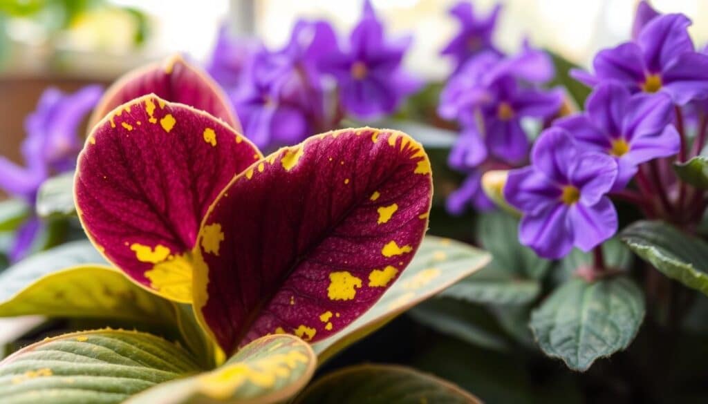 african violet virus diseases