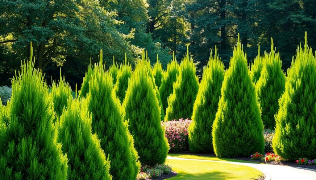 arborvitae in landscape
