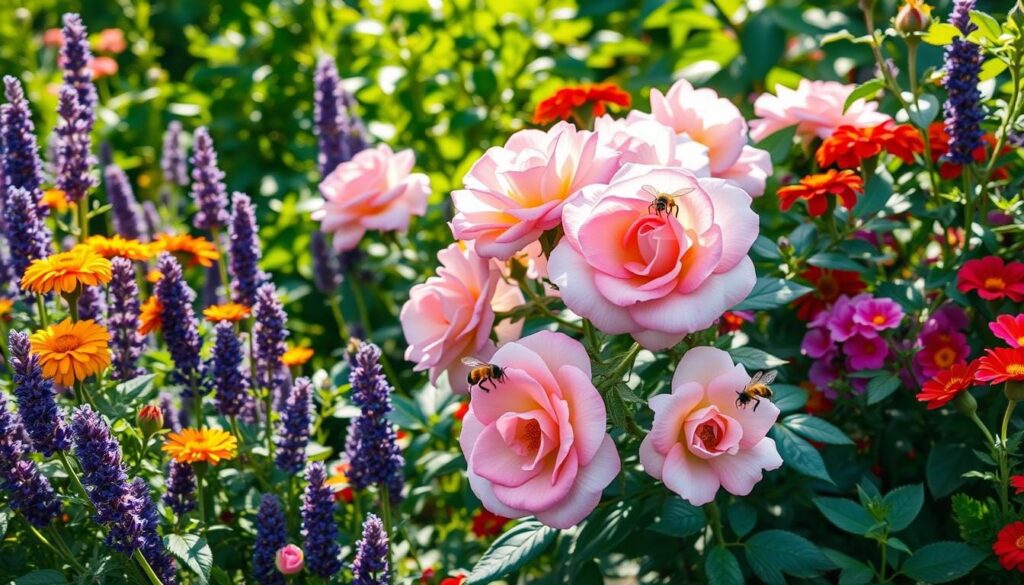 companion plants for roses