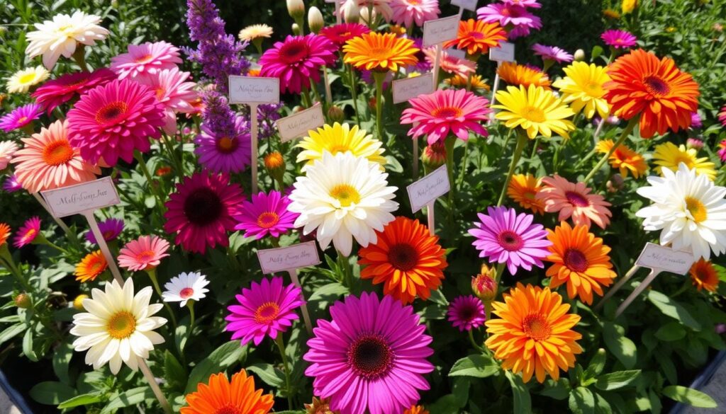 floral photo labeling