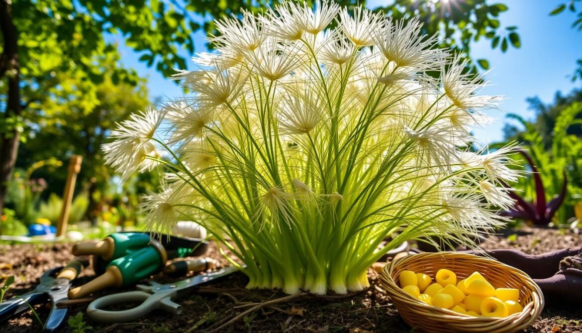 harvesting fennel seeds