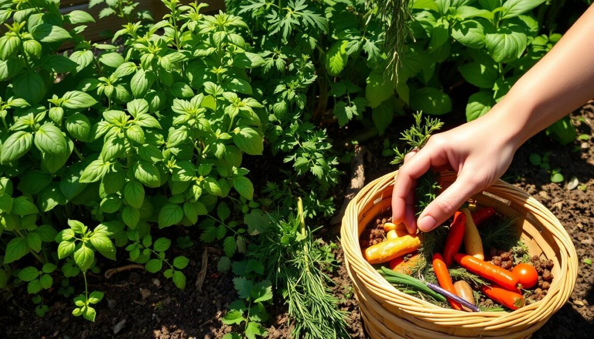 harvesting spices