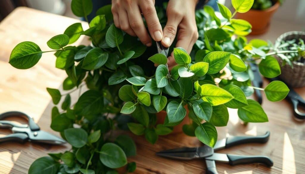 money plant pruning techniques