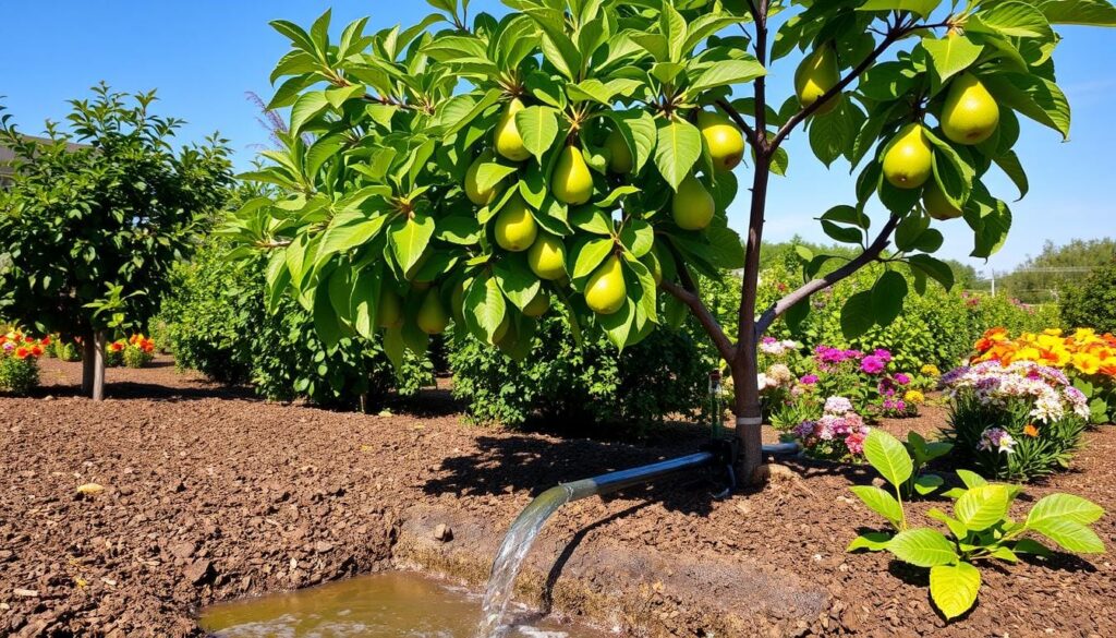 pear tree irrigation
