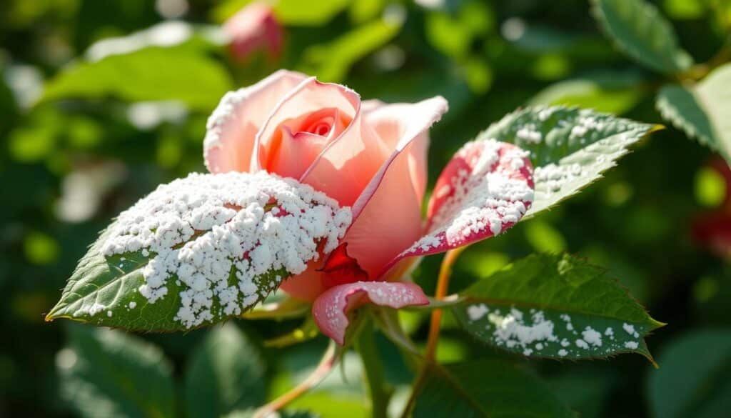 powdery mildew on roses