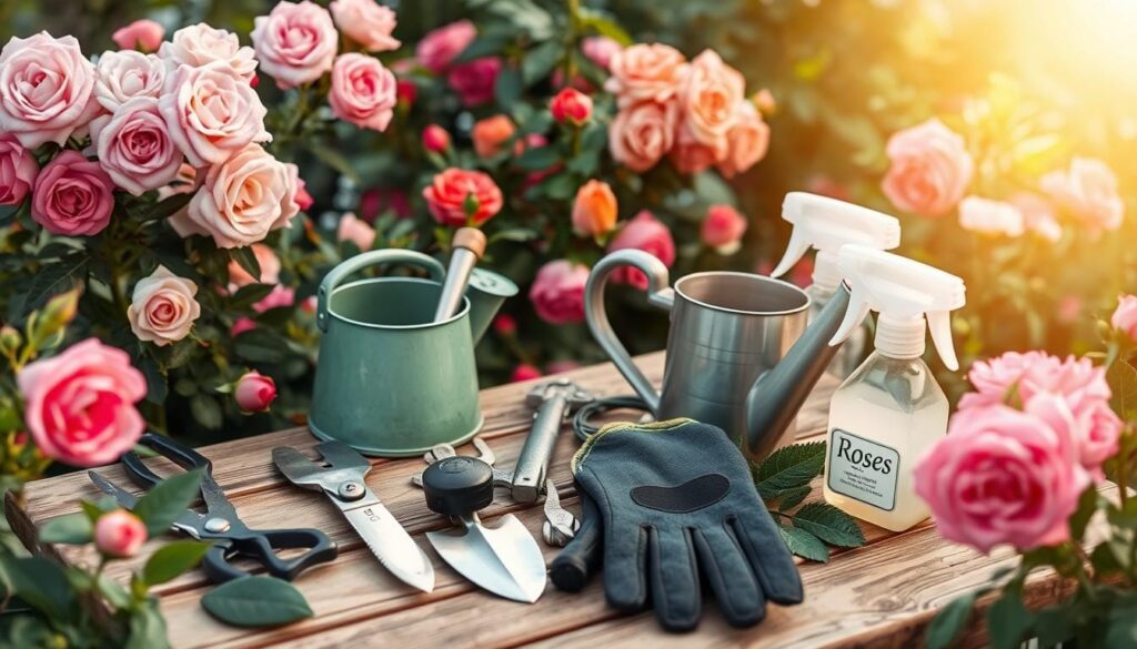 rose gardening tools