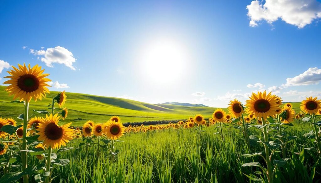 sunny landscapes