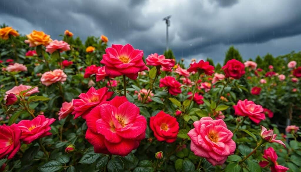 weather impact on roses