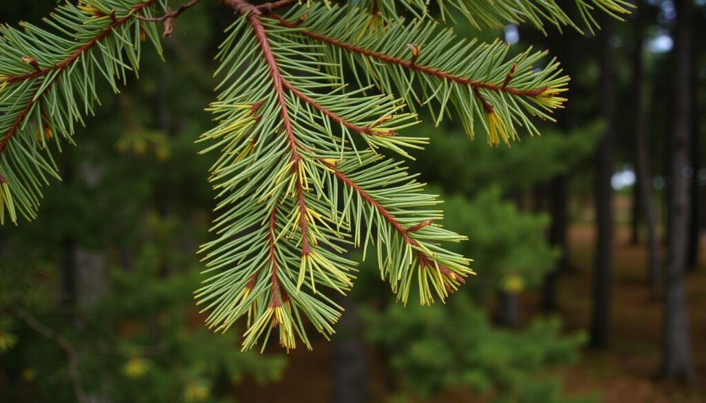 white pine needle disease symptoms