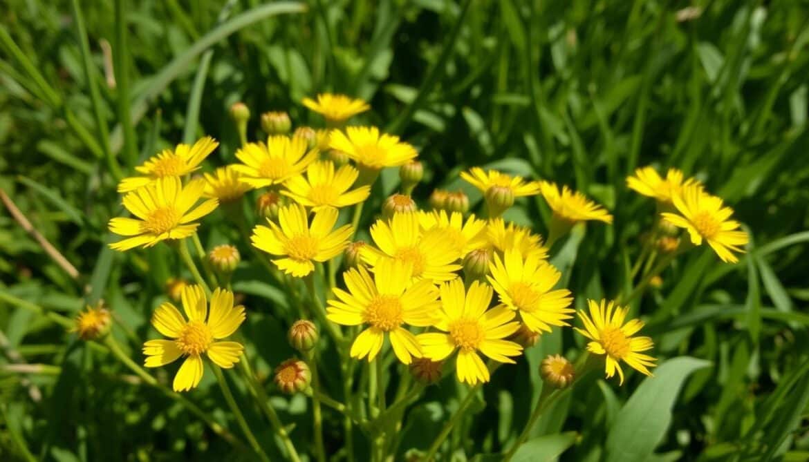 yellow flower weed