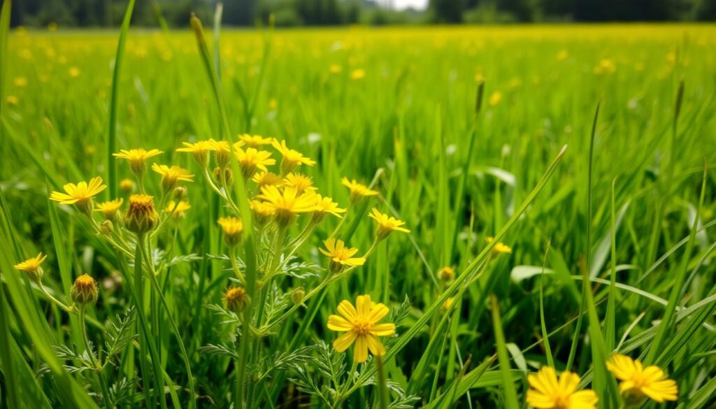 yellow flower weed