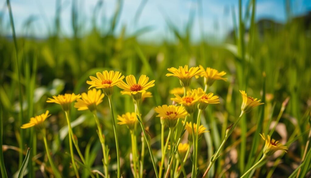 yellow flower weed