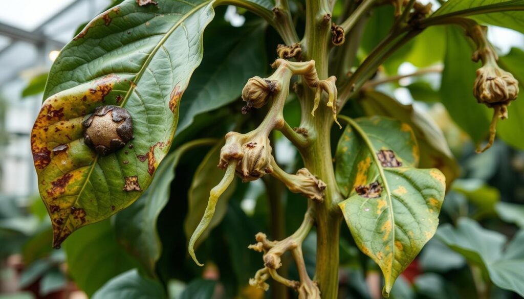 Bacterial Infections in Ficus Plants