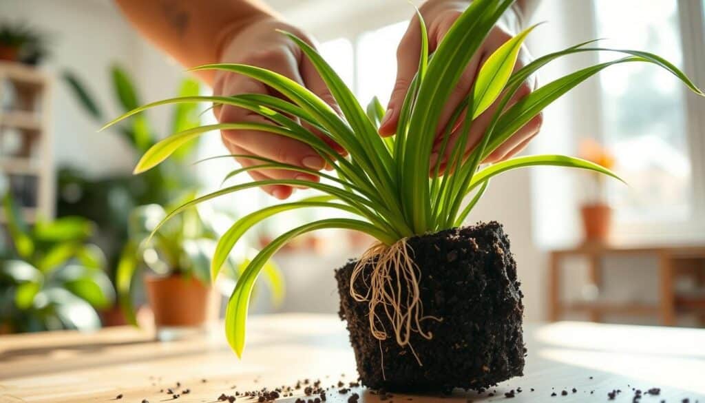 Caring for new spider plant offsets