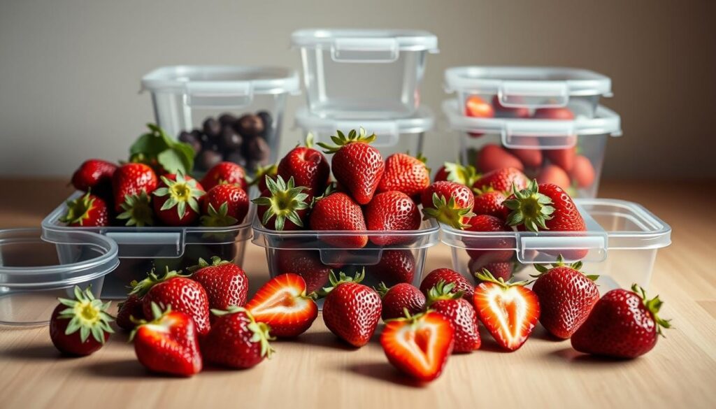Everbearing strawberry storage tips